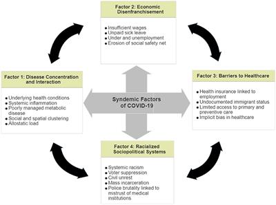 Syndemic Framework Evaluation of Severe COVID-19 Outcomes in the United States: Factors Associated With Race and Ethnicity